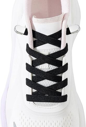 Elastic No Tie Shoe Laces for Kids and Adults Sneakers, Stretch Flat Tieless Shoelaces in Saudi Arabia