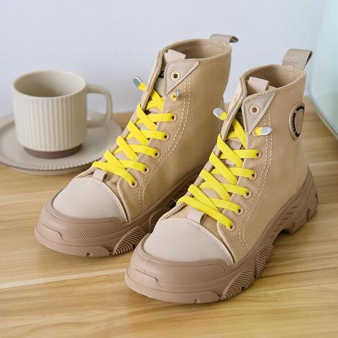 Elastic No Tie Shoe Laces for Kids and Adults Sneakers, Stretch Flat Tieless Shoelaces in Saudi Arabia