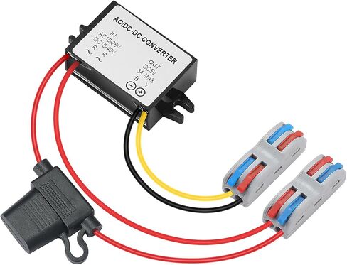 DC to DC 10V-90V to 5V USB AF Step Down Adapter 12V 24V 36V 48V 60V 72V 84V to 5V 3A Power Converter Regulator with USB AF 34 CM Cable for CNC Switch Photovoltaic Panel, etc in Kuwait