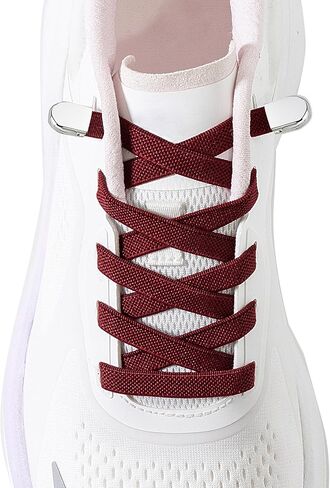 Elastic No Tie Shoe Laces for Kids and Adults Sneakers, Stretch Flat Tieless Shoelaces in Saudi Arabia