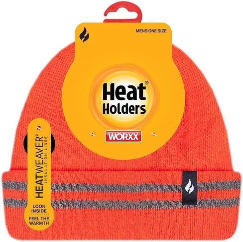 HEAT HOLDERS Worxx® Men's Roll Up Hats Bright Orange/One Size in Saudi Arabia