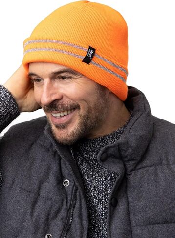 HEAT HOLDERS Worxx® Men's Roll Up Hats Bright Orange/One Size in Saudi Arabia