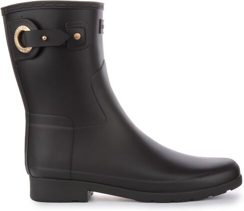 Women's Refined Short Eyelet Buckle Boots in Saudi Arabia