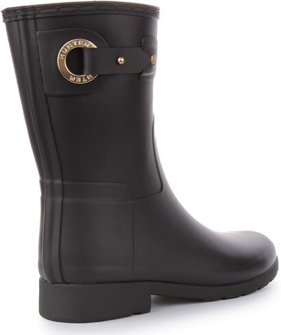 Women's Refined Short Eyelet Buckle Boots in Saudi Arabia