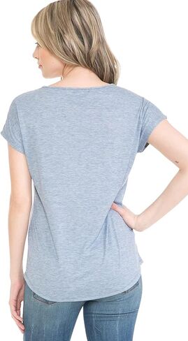 LEEBE Women and Plus Size Crew Neck Dolman Short Sleeve Print Top (Small-5X) in Kuwait