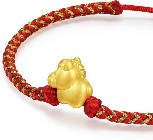 CHOW SANG SANG 999 Gold Chinese Gifting Collection Horse Bracelet for Women & Men 96319B in Saudi Arabia