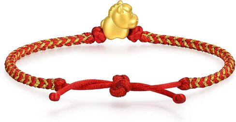 CHOW SANG SANG 999 Gold Chinese Gifting Collection Horse Bracelet for Women & Men 96319B in Saudi Arabia
