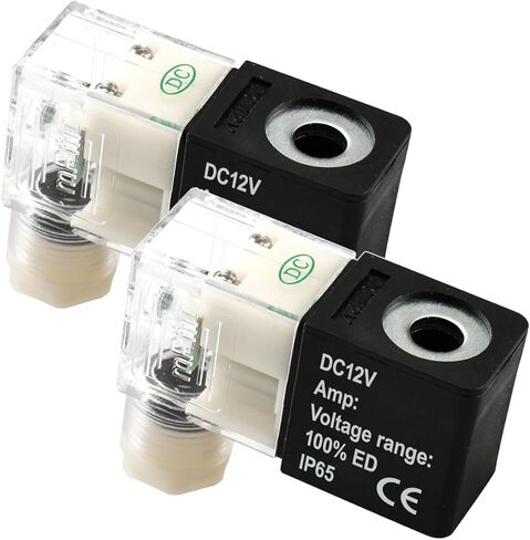 باومين لفائف الجهد DC 24V لصمام الملف اللولبي هوائي 4V210-08 و4V230C-08 حزمة من 2 in Saudi Arabia