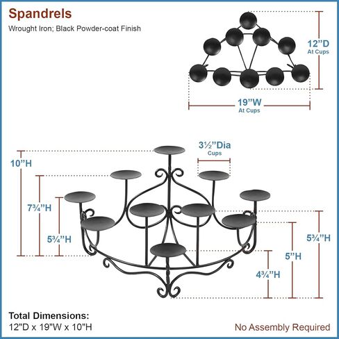 Spandrels II Hearth Candelabra in Saudi Arabia