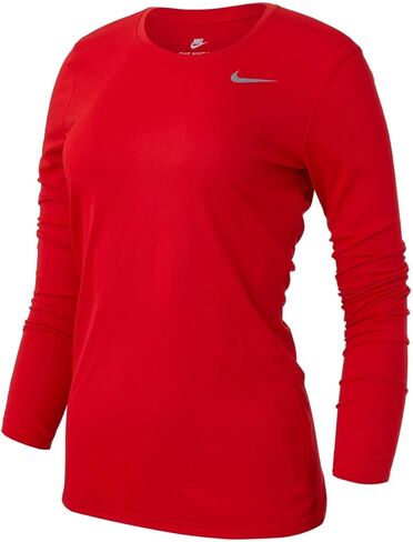 Nike Women's Legend L/S T Team Maroon, Large, Team Maroon/Team Maroon/Cool Grey in Saudi Arabia
