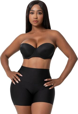 Snatched Body Butt Lifting High Waisted Tummy Control Biker Womens Seamless Shorts Seamless Compression Booty Boyshorts in Saudi Arabia