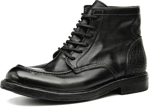أحذية أكسفورد رسمية للرجال - أحذية رسمية للكاحل من الجلد الطبيعي من Goodyear Welt | طراز تشيلسي مصنوع يدويًا لحفلات الزفاف وحفلات العمل غير الرسمية in Kuwait