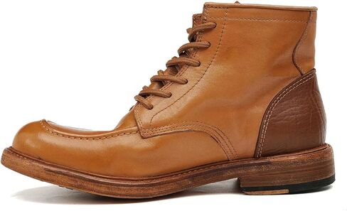 أحذية أكسفورد رسمية للرجال - أحذية رسمية للكاحل من الجلد الطبيعي من Goodyear Welt | طراز تشيلسي مصنوع يدويًا لحفلات الزفاف وحفلات العمل غير الرسمية in Saudi Arabia