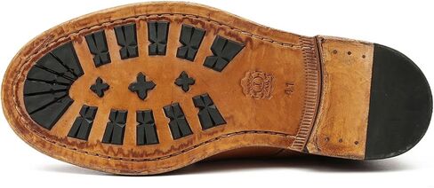 أحذية أكسفورد رسمية للرجال - أحذية رسمية للكاحل من الجلد الطبيعي من Goodyear Welt | طراز تشيلسي مصنوع يدويًا لحفلات الزفاف وحفلات العمل غير الرسمية in Saudi Arabia