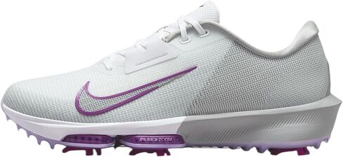 حذاء الجولف Nike Infinity Tour 2 (FD0217-102، أبيض/رمادي دخاني فاتح/أرجواني حيوي) in Kuwait