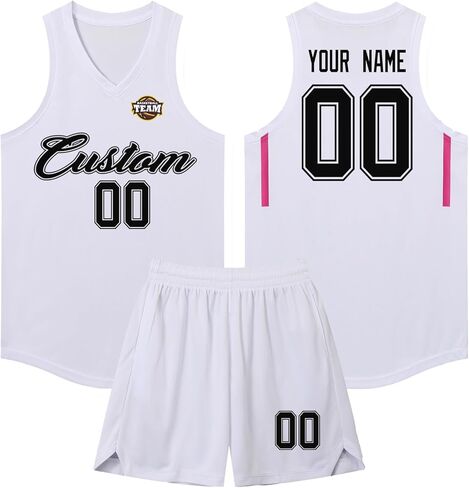 Personalized Mesh Basketball Jerseys For Kids Teenage Boys & Girls Sweatshirts in Saudi Arabia