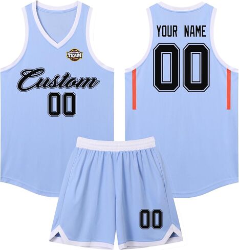 Personalized Mesh Basketball Jerseys For Kids Teenage Boys & Girls Sweatshirts in Saudi Arabia