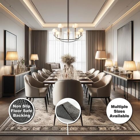 2'6" x 9' - Rug Pad - Hard Surface/Carpet - Non Slip - Felt/Rubber - Reversible - 1/4In - 10YR in Saudi Arabia