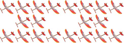 TOYANDONA 10Pcs Rubber Band Powered Airplane Model Glider Planes Airplane Birthday Party Favor Plane Indoor Outdoor Toys for Kids Children (Random Style) in Kuwait