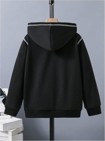 Boy's Hoodies Long Sleeve Hooded Sweatshirts Casual Pullover Tops with Pocket in Saudi Arabia