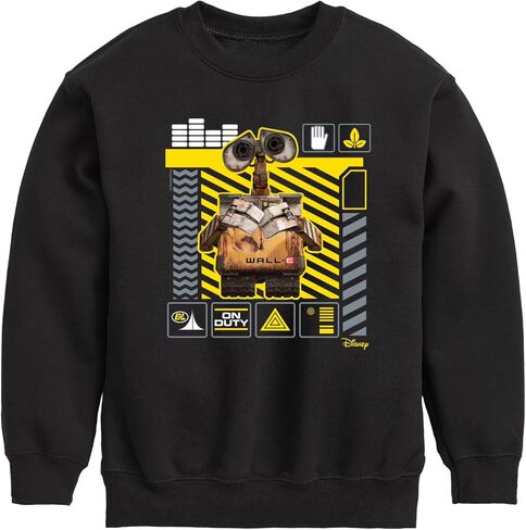 Disney Wall-E - Icon Grid - Toddler & Youth Crewneck Fleece Sweatshirt in Saudi Arabia