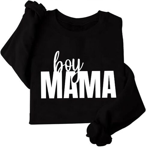 سويت شيرت Boy Mama Mom To Be Gift Mom in Kuwait