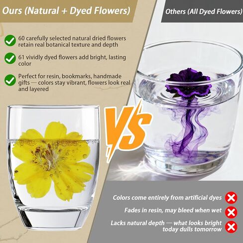 173Pcs Real Dried Pressed Flowers for Crafts - Natural Dry Flower Kit for Resin, Stickers, Bookmarks, Candle Making, Soap, Nail Art, Frames, Invitations & Jewelry,Valentines Day Gifts in Saudi Arabia
