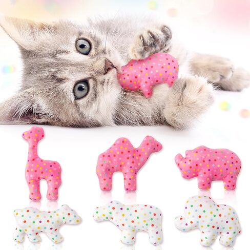 MALLMALL6 5Pcs Pickle Cat Toys, Kitten Catnip Toys for Cat Lover Gifts, Indoor Kitten Chew Bite Kick Cucumber Catmint Supplies, Interactive Pet Set with Cute Expression for Pet Presents in Kuwait