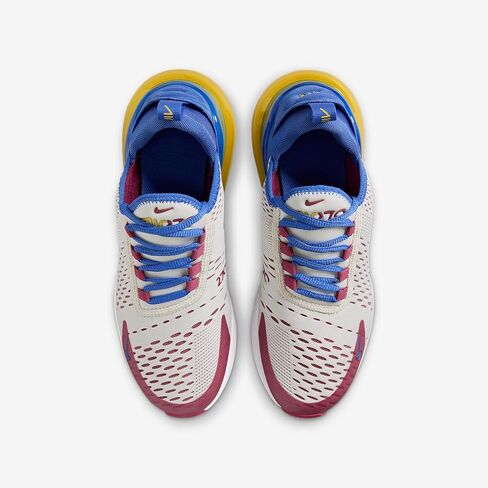 حذاء Nike Air Max 270 للأطفال الكبار (لؤلؤ ناعم/أزرق مذنب/بنجر حلو/سيترون لامع) in Kuwait