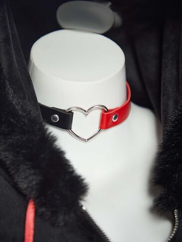 MEOWCOS Gothic Bodysuit Furry Hooded Romper Homewear Halloween Costume Deep V Cat Meow Bodysuit with Tail Socks in Saudi Arabia