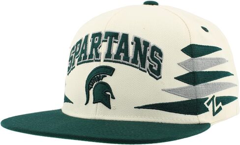 قبعة ZHATS Standard NCAA مرخصة رسميًا، قبعة Snapback Z11 Retro Diamond، لون الفريق، مقاس واحد in Saudi Arabia