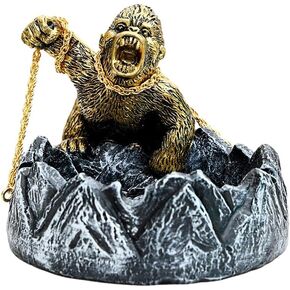Gorilla Figurine Weird Gifts: Cool and Wonderful – Ideal for Home and Office Decor – Versatile Key Dish, Candy Dish
