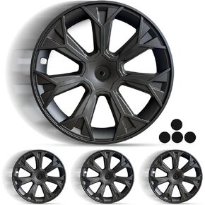 Wheel Covers 19 Inch for Tesla Model Y Wheel Cover HubCaps Compatible with Y 2021-2024