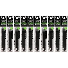 Pilot GPilot Gel Ink Refills for FriXion Ball 3 Gel Ink Multi Pen & FriXion Ball 4 Gel Ink Multi Pen, 0.5mm, Black Ink, Value Set of 10