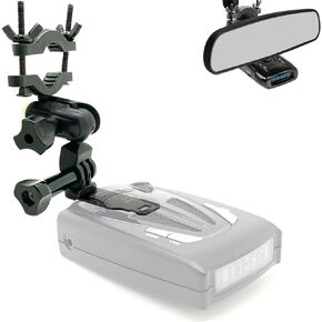 LycoGear Radar Detector Rearview Mirror Stem Mount for for All Whistler Radar Detector (CR DE SL SRT XT XTR LRD Z & More)