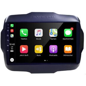 ترقية راديو Android Jeep Renegade 2015-2020 متوافق مع Carplay اللاسلكي Android Auto 1280X720 شاشة تعمل باللمس ستيريو بلوتوث FM GPS للملاحة وحدة رأس مشغل الوسائط المتعددة in Kuwait