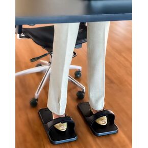 PedMats-Individualized, Portable Pair of Anti-Fatigue Mats for Standing Desk, Thick and Ergonomically Cushioned Support, Compact, Easy to Move, Easy to Slide The Mats and Glide in a Chair