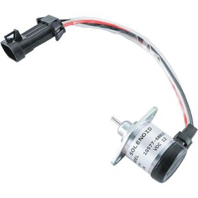 6689034 Fuel Shut Off Solenoid 1G577-60011 1G577-60010 for Bobcat A300 A770 S220 S250 S300 S330 S750 S770 S850 T250 T300 T320 T750 T770 T870 V417 12VDC