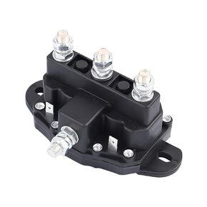 Winch Motor Reversing Solenoid 12V 6 Terminal DC Contactor Relay Switch Intermittent Duty Replaces 24450 214-1211A11 214-1211A11-06 Solenoid Switch Relay