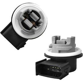 2pcs Turn Signal Light Bulb Socket Front Tail, Light Lamp Blinker Holder Base Assembly Compatible with Ford 2009-2014 F150 F250 F350 Super Duty Edge