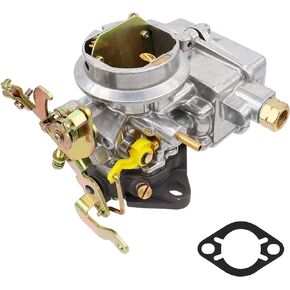 THUNDERMINGO New1 Barrel Carburetor For Ford 1957 1960 1962 144 170 200 223 inline 6CYL 4CYL Engine Replace 1904 Holley Carb 1959 F100 with Manual Choke