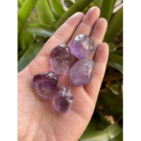GAF TREASURES 5 Pcs Black Onyx Tumbled Stones, Polished Natural Black Onyx Gemstone, Black Onyx Healing Crystals (Black Onyx)