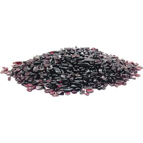 Zungtin 450g Garnet Small Tumbled Chips Crushed Stone Healing Reiki Crystal Jewelry Making Home Decoration