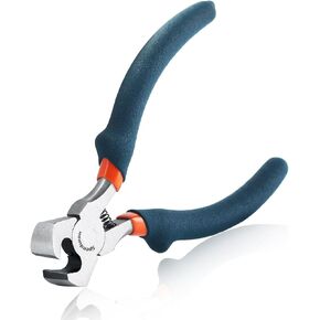 SPEEDWOX Mini Lineman's Pliers Thin Precision Jewelry Wire Cutters 4-1/2 Inches Multi Use Combination Pliers Convex Shoulder Small Side Cutters Micro Fine Linesman Plier Beading Tool Hobby Craft