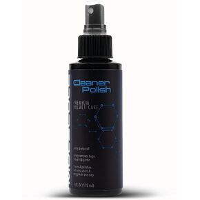Molecule Helmet Cleaner Polish, Premium Helmet Care, Helmets, Visors, and Goggles, For Gloss Finishes, 4 Ounces