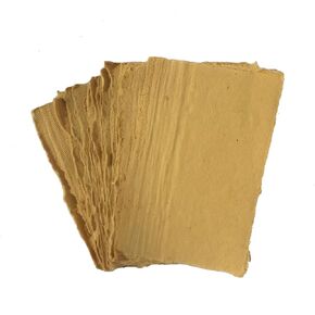 Deckle Papers® Deckled Edge Handmade Paper Place Cards, Escort Cards, Business Cards, Visiting Cards, 150gsm Thick, 2x3 Inches (Pack of-100 Pcs)- Off White