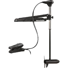 MotorGuide 940200110 X3 Freshwater Bow Mount Trolling Motor — Cable Steer, Foot-Control — 45-Inch Shaft, 70-Pound Peak Thrust