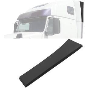 KUAFU Cab Fairing Extension Compatible with 2004-2016 Volvo VNL Replacement for 82286079 Side Top Wind Air Deflector Left Driver Side Black