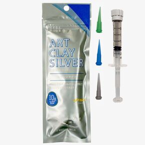 Art Clay Silver syringe type 10g (with three nozzle) A-281 (japan import)