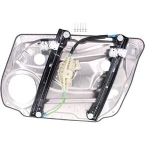 NewYall Front Left Window Glass Regulator with Panel